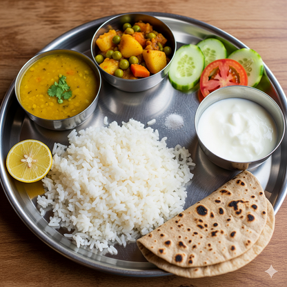 “Gehu Atta Roti Lunch / Dinner Thali” 👇